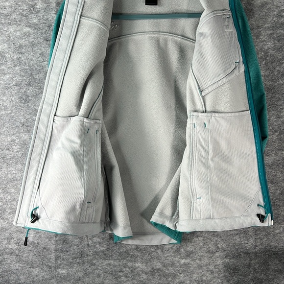 The North Face Apex Bionic Softshell Cold Weather Jacket Women’s M Teal 5 Pocket - Picture 14 of 14